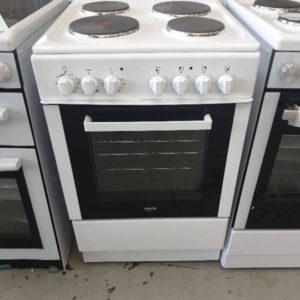 EX DISPLAY EURO WHITE FREESTANDING OVEN 54CM EP54UEWH ALL ELECTRIC WITH EGO COOKTOP WHITE DEO7798 WITH 3 MONTH WARRANTY
