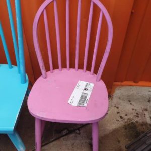 EX HIRE - PINK CHAIR SOLD AS IS