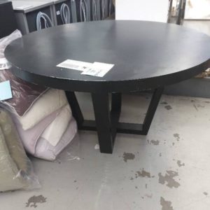 EX HIRE - ROUND DINING TABLE SOLD AS IS
