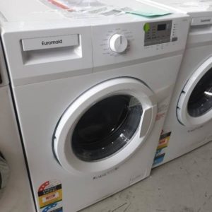 EX DISPLAY EUROMAID WM7PRO 7KG FRONT LOAD WASHING MACHINE WITH 15 WASH PROGRAMS RRP$799 WITH 3 MONTH WARRANTY