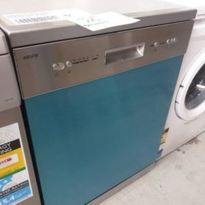 SECONDHAND EURO PR60DW4S DISHWASHER WITH 12 PLACE SETTINGS 4 PROGRAMS DEO7795 WITH 3 MONTH WARRANTY DENTED FRONT & SIDES SOLD AS IS