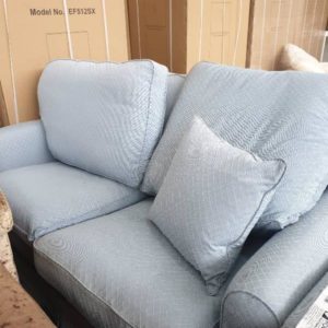 SECOND HAND - 2 X BLUE COUCH SOLD AS IS