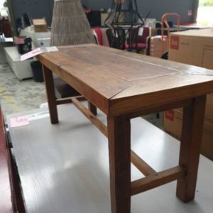 SECOND HAND - TIMBER SMALL BENCH SEAT SOLD AS IS SOLD AS IS