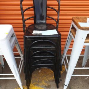 EX HIRE - BLACK CHAIR SOLD AS IS