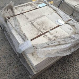 PALLET OF STONE PAVERS SOLD AS IS