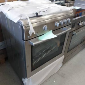 EX DISPLAY EUROMAID GEGFS60 60CM S/STEEL FREESTANDING OVEN ALL GAS (NATURAL) WITH 3 MONTH WARRANTY