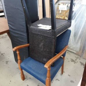 SECOND HAND - 2 X ASSORTED CHAIR SOLD AS IS