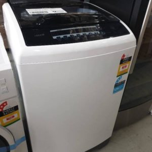 EX DISPLAY ETL95KWH 9.5KG TOP LOAD WASHER 6 WASH PROGRAMS LED DISPLAY WHITE WITH 3 MONTH WARRANTY DEO7900