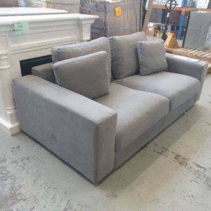 NEW GREY 2 SEATER COUCH KAI