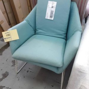 EX HIRE - GREEN CHAIR SOLD AS IS