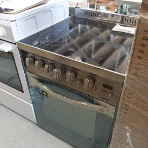 LOFRA P6CERSS ALL PROFESSIONAL SERIES 600MM FREESTANDING OVEN FULL CERAMIC TOP WITH 4 COOKING ZONES ELECTRIC OVEN WITH CERAMIC GRILL TELESCOPIC SHELVES ROTISSERIE AND TRIPLE GLAZED DOOR RRP$2499 BRAND NEW WITH 12 MONTH WARRANTY