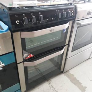 EX DISPLAY BELLING 60CM FREESTANDING DOUBLE OVEN ALL NATURAL GAS MADE IN UK MODEL FSG61DOPFSNG WITH 3 MONTH WARRANTY