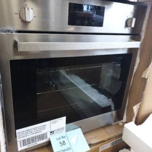 NEW EURO ESM60TSX 60CM ITALIAN MADE ELECTRIC OVEN WITH 7 MULTIFUNCTIONS TRIPLE GLAZED DOOR TELESCOPIC RAILS RRP$1099 WITH 2 YEAR WARRANTY