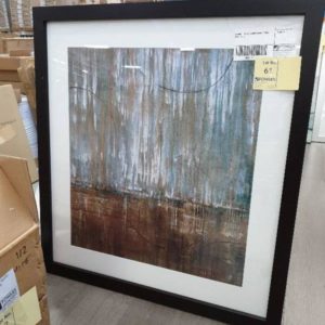 EX HIRE - LARGE TIMBER FRAMED PRINT (SOLD AS IS)