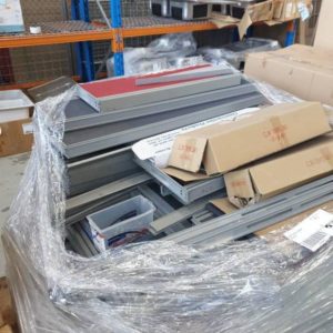 PALLET OF OFFICE DIVIDERS SOLD AS IS