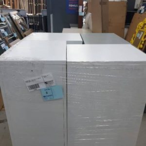 SECOND HAND - PALLET OF 4 TALL METAL FILING CABINETS SOLD AS IS