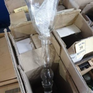 EX HIRE - LARGE GLASS VASE SOLD AS IS