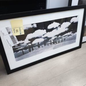 EX HIRE - BLACK FRAMED PRINT (SOLD AS IS)