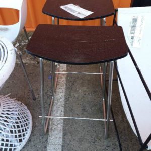 EX FURNITURE HIRE - BLACK STOOL SOLD AS IS
