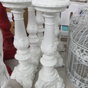 EX HIRE - WHITE CANDELABRA SOLD AS IS