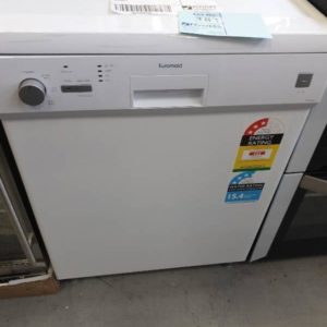 EX DISPLAY EUROMAID DR14W WHITE FREESTANDING DISHWASHER WITH 3 MONTH WARRANTY