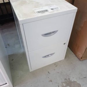 EX HIRE - 2 DRAWER CABINET SOLD AS IS