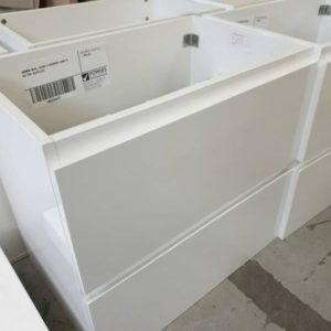 600MM WALL HUNG 2 DRAWER VANITY NO TOP SUPPLIED
