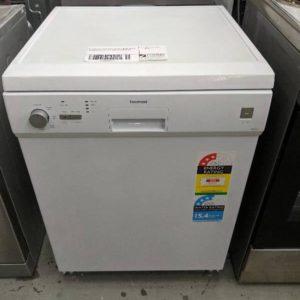 EX DISPLAY EUROMAID DR14W 600MM WHITE DISHWASHER WITH 3 MONTH WARRANTY