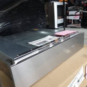 EX DISPLAY EURO WARMING DRAWER TO SUIT 45CM COMPACT SERIES BLACK DEMWD45SX 3 MONTH WARRANTY DEO7929