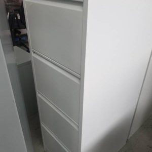 EX OFFICE - TALL METAL FILING CABINET SOLD AS IS