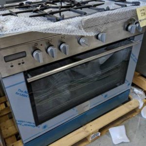 SECOND HAND EURO EG90GFSX ALL GAS FREESTANDING OVEN WITH 3 MONTH WARRANTY DEO7985