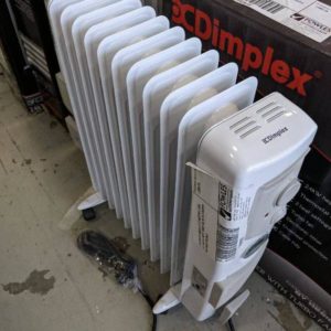 EX DISPLAY DIMPLEX OFC2400TIFW 2.4KW OIL HEATER WITH TIMER FAN WITH 3 MONTH WARRANTY RRP$229