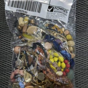 BAG OF ASSORTED NECKLACES APPROX 19 SOLD AS IS NO SWAPPING AND NO OPENING BAGS
