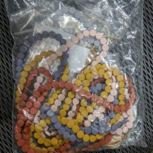 BAG OF ASSORTED NECKLACES APPROX 20 SOLD AS IS NO SWAPPING AND NO OPENING BAGS