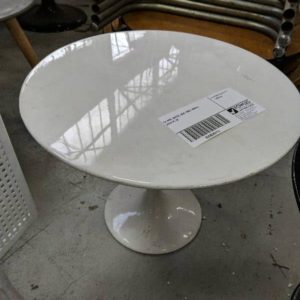 EX HIRE WHITE LOW TABLE SMALL SOLD AS IS