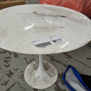EX HIRE WHITE TABLE SOLD AS IS