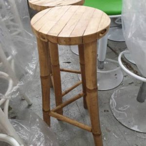 EX HIRE TIMBER STOOL SOLD AS IS