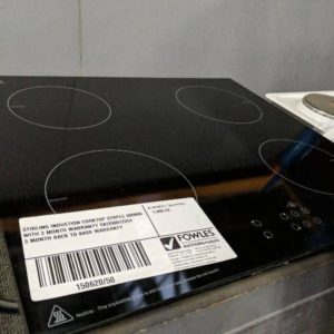 STIRLING INDUCTION COOKTOP STRPEC 600MM WITH 3 MONTH WARRANTY SKI350012254 3 MONTH BACK TO BASE WARRANTY