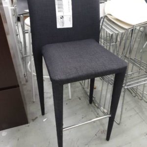 EX HIRE - GREY BAR STOOL SOLD AS IS