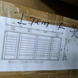 CANCELLED ORDER - WHITE PLANTATION SHUTTERS 889 HIGH X 2098 WIDE 3 BOXES IN TOTAL - ITEM F