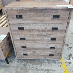 EX DISPLAY FEZ TIMBER TALLBOY SOLD AS IS