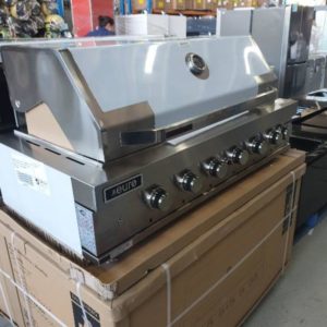 BRAND NEW EURO BUILT IN 1200MMM S/STEEL BBQ 6 BURNER WITH ROTISSERIE & HOOD BRAND NEW & 2 YEAR WARRANTY EAL1200RBQ