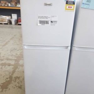 EX DISPLAY LEMAIR LTM268W WHITE 268LITRE FRIDGE WITH TOP MOUNT FREEZER WITH 3 MONTH WARRANTY RRP$389