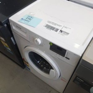 EX DISPLAY EUROMAID WM7PRO 7KG FRONT LOAD WASHER WITH 3 MONTH WARRANTY **CRACKED TOP SOLD AS IS**