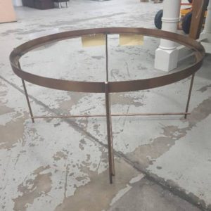 EX HIRE BRONZE TABLE BASE NO TOPS SOLD AS IS