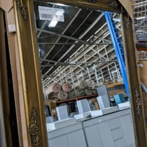 LARGE ORNATE ANTIQUE GOLD MIRROR CF15013 2080MM X 1170MM