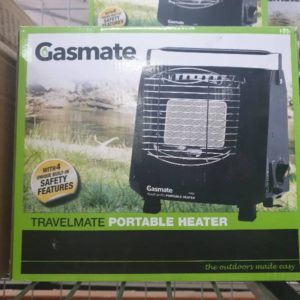 EX DISPLAY TRAVELMATE BUTANE HEATER BH80 WITH 6 MONTH WARRANTY RRP$129