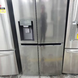 EX DISPLAY LG GSD665PL SIDE BY SIDE FRIDGE WITH DOOR IN DOOR WITH ICE & WATER MAKER WITH 12 MONTH LIMITED WARRANTY - WITHIN 40KLM OF MELBOURNE CBD SKU470010701