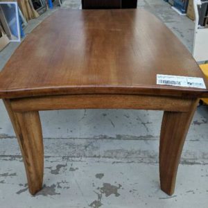EX DISPLAY YUKON 1800MM X 1000MM SOLID TIMBER DINING TABLE SOLD AS IS