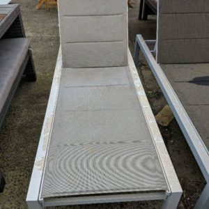 OUTDOOR SUNLOUNGER SOLD AS IS